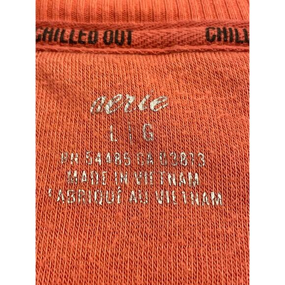 Aerie "chilled out" peach crewneck sweatshirt LG - Picture 3 of 11